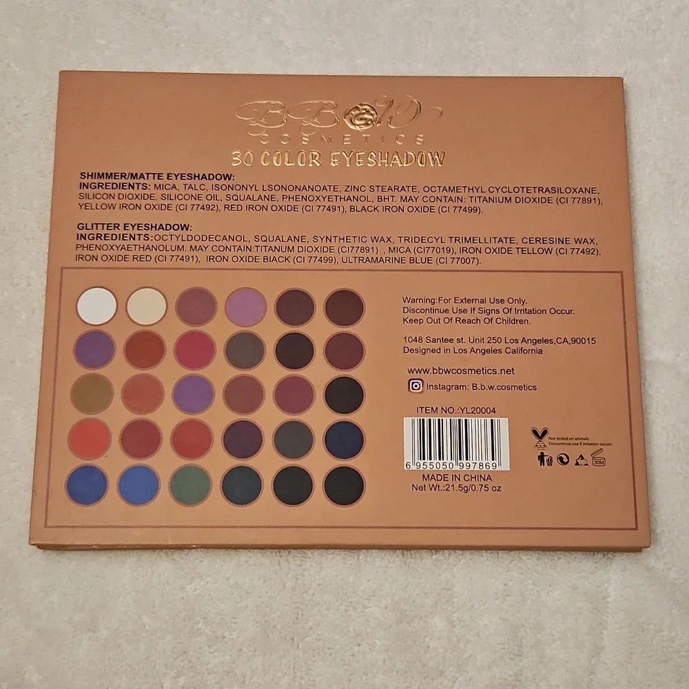 B.B.W Cosmetics cosmetics confusion